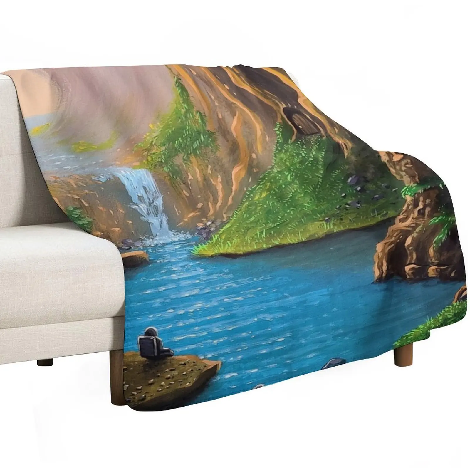 Stream Of Thought Throw Blanket For Sofa Thin Custom Blankets For Baby funny gift Fashion Sofas Plush Blankets