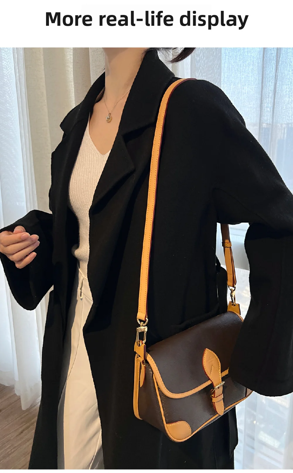Cowhide Bag Strap For Lv Diane Bag,Shoulder Strap Bag Belt Crossbodybag Strap,genuine Leather Durable Bag Replacement Accessory