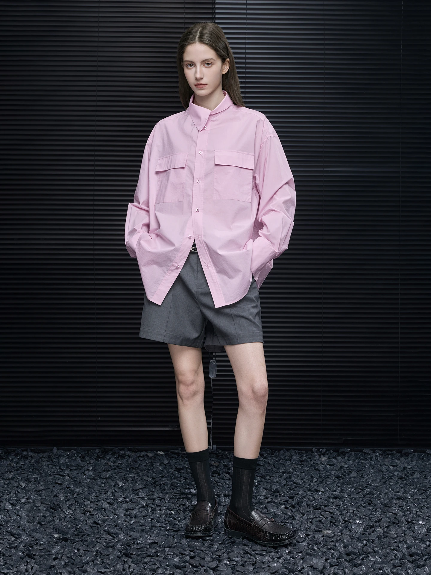 

Женская свободная повседневная рубашка из чистого хлопка с длинным рукавом, весна 2026, новинка, универсальный модный уличный стиль