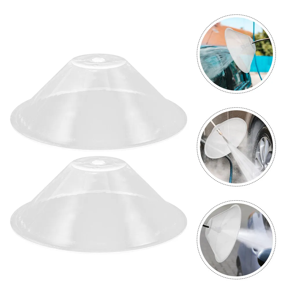 

Комплект из 2 защитных экранов для насадок высоконапорных моек, пластиковые веерообразные защитные экраны для распылительных головок, защита от брызг для мойки автомобилей и поверхностей