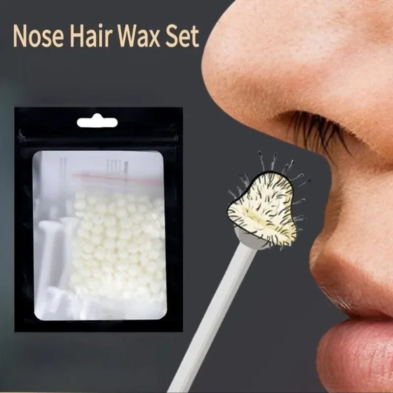 High-Quality 25g/50g Nose Clipper Beauty Tool Portable Nose Wax Kit Nail Waxing Hair Removal Wax Kit Nail Wax Cleaning
