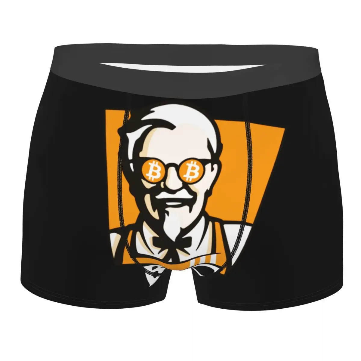 Custom Bitcoin Boxers Shorts Panties Underpants Stretch BTC Original Recipe Cryptocurrency Crypto Blockchain Geek  Underwear