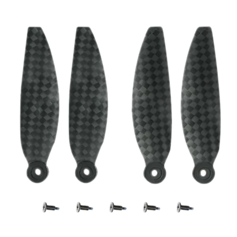 4PCS Carbon Fiber Foldable Propellers Paddle Blade for DJI Mavic Mini Drone Carbon Fiber Efficiency Alternative Drone Propeller