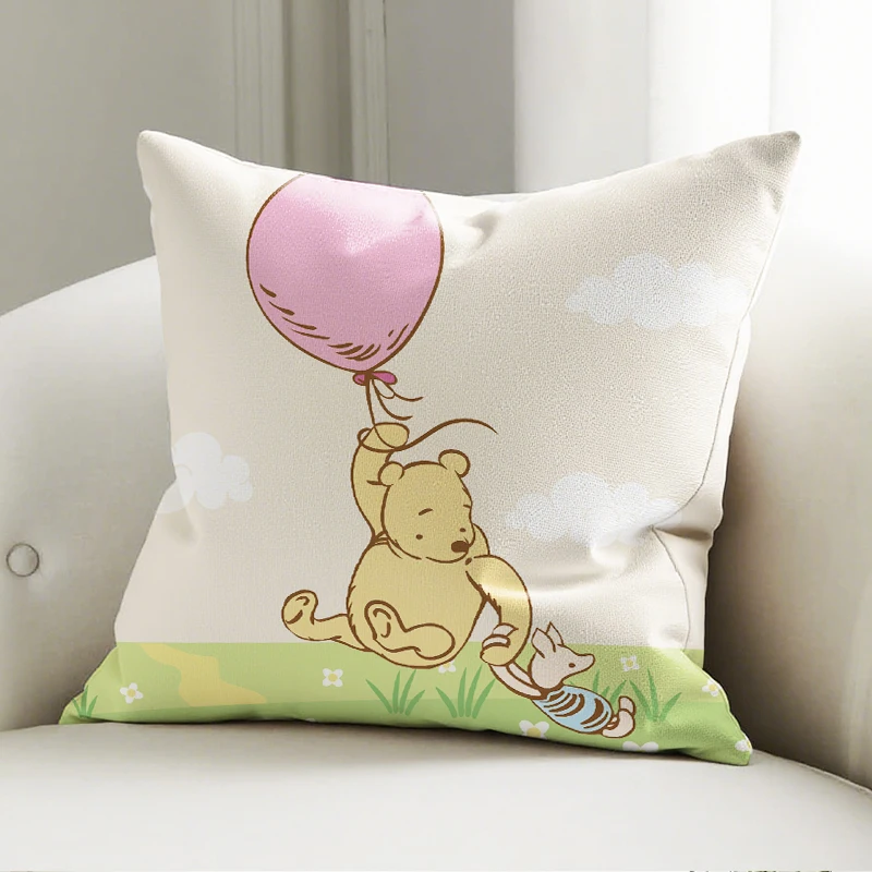 

Disney Winnie The Pooh Pattern Decorative Cushion Sofa Bedroom Kids Room Decor Gift