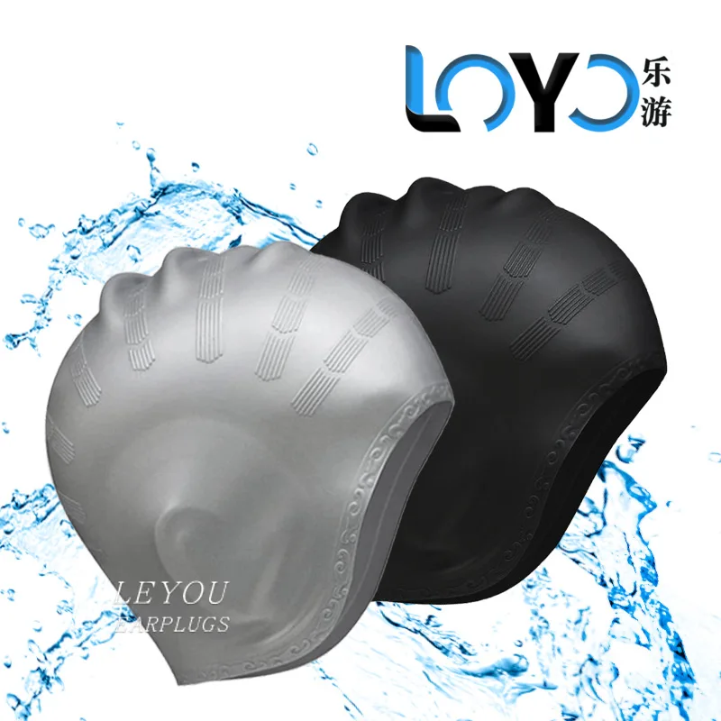 Ear Protection Swimming Cap Covered with Ears to Prevent Water Ingress, High-end Comfortable and High-elastic Swimming Cap, A...