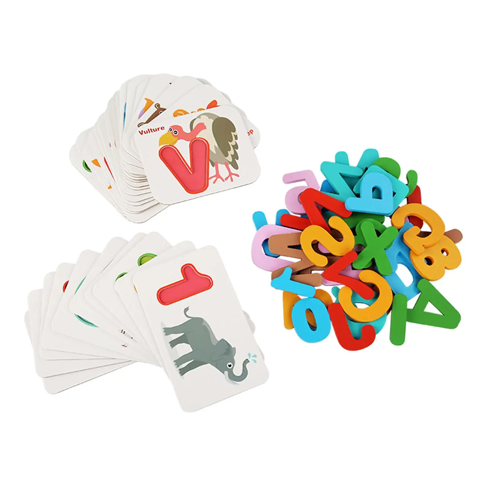 

Learn Alphabet and Numbers Teaching Prop Alphabet Number Matching Puzzle Toy for Birthday Gifts Gift Kindergarten Boys and Girls