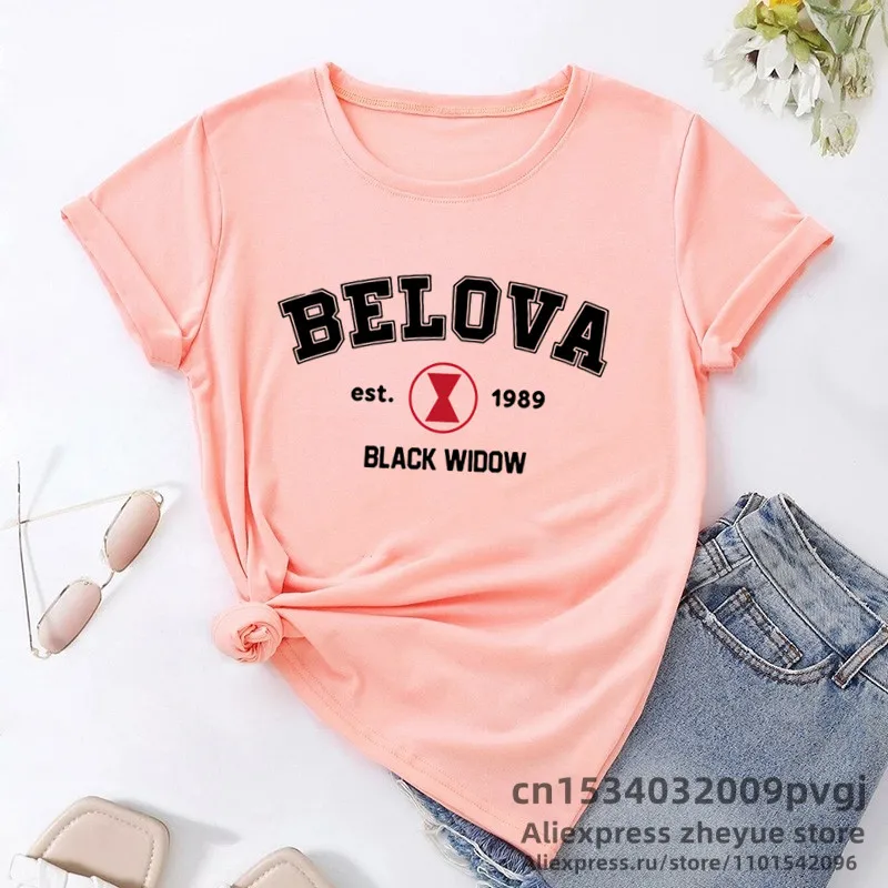 Belova Romanoff 1984 Women\'s Sweatshirt Black Widow 2021 Graphic Hoodie Marvels Streetwear Autumn Oversize Aesthetic Clothes