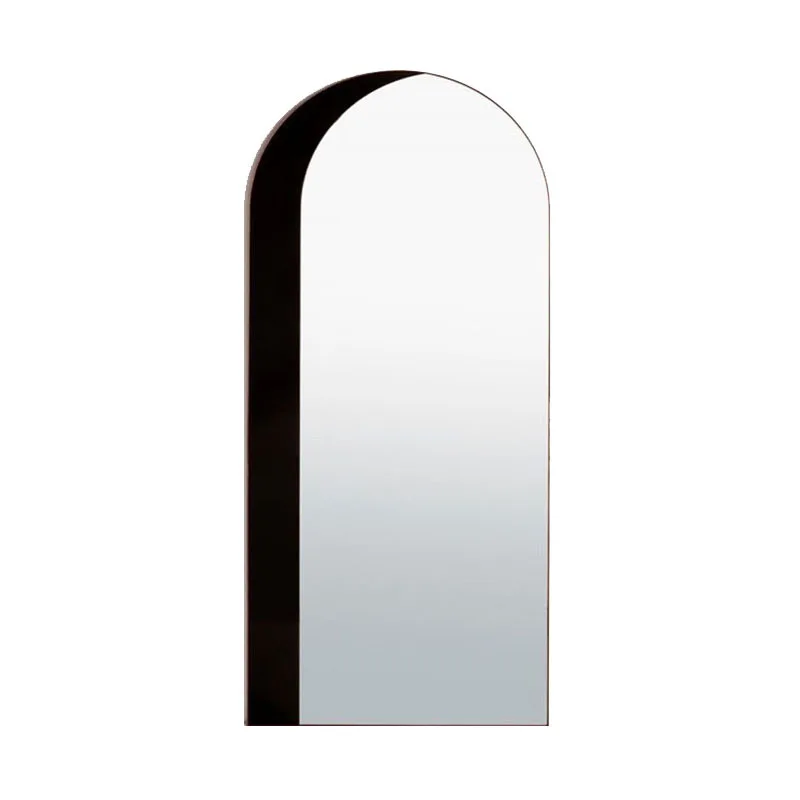 

Wall mounted bedroom black and white mirror, wall mounted mirror, full body three-dimensional wall mounted large mirror