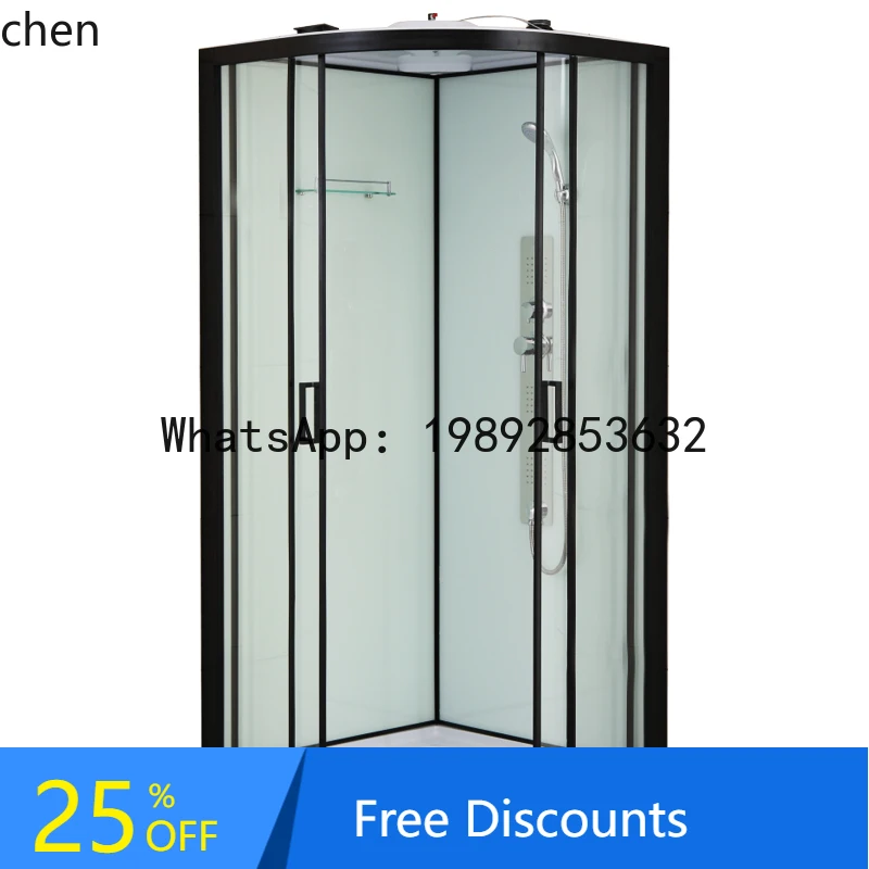 

HH room integral bathroom steam integrated glass partition simple bathroom household