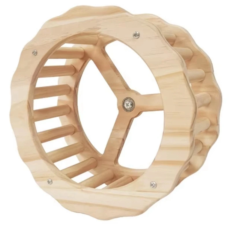 

A76X-Bird Cage Perch Rotating Wheel Toy Standing Wheel Pet Training Bird Supplies