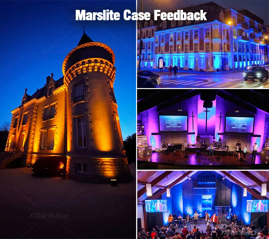 City Color Light Full Color Ip65 Waterproof High Building Wash Flood Light Led City Color Stage Light