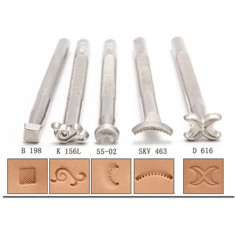New Patterns Leather Stamp Tools Metal Stamps For Leather Craft Working of The Skin Genuine Cowhide Carving Pattern Flower Totem