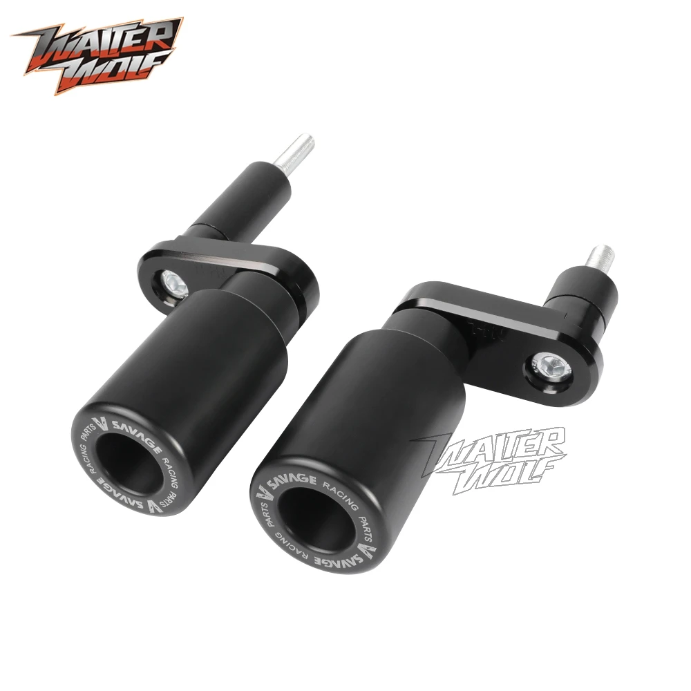 อุปกรณ์เสริมรถจักรยานยนต์ ตัวกันล้ม ตัวป้องกันเฟรม บังโคลน ตัวกันกระแทกโช้คหน้า สำหรับ Kawasaki Ninja 400 ปี 2018-2024