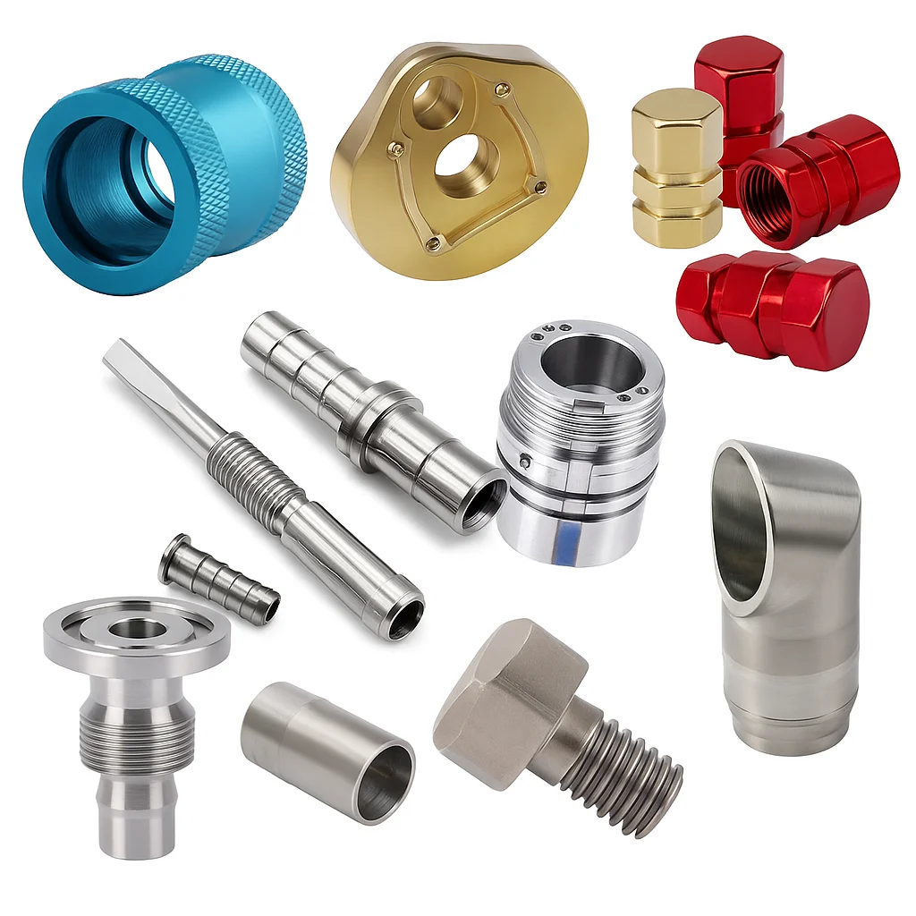 

Custom CNC Machined Anodized Aluminum 6061/6063 Precision 0.01mm Tolerance Spare Turning Milling Broaching Machining Service