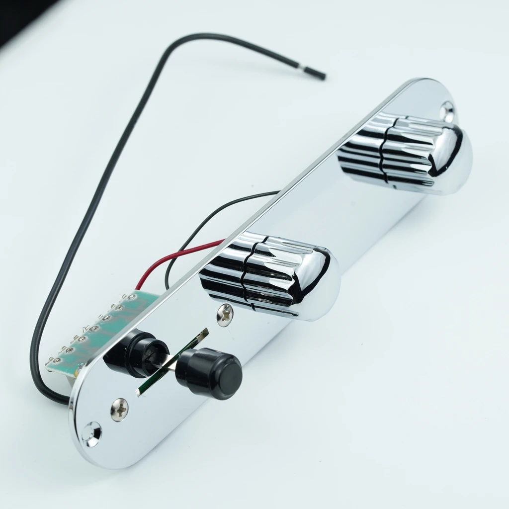 Elektrische Gitarren-Steuerplatine mit elektronischem Drehknopf, silberfarben, Steuerungssystem, Gitarrenzubehör