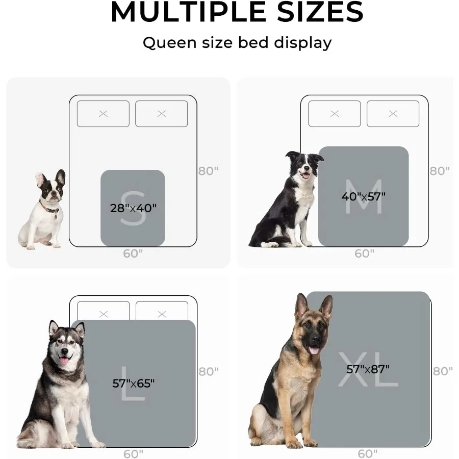 Coperta impermeabile per animali domestici Coperte per cani a prova di pipì liquide per divano letto Divano Reversibile in pile Sherpa Copertura protettiva per mobili per