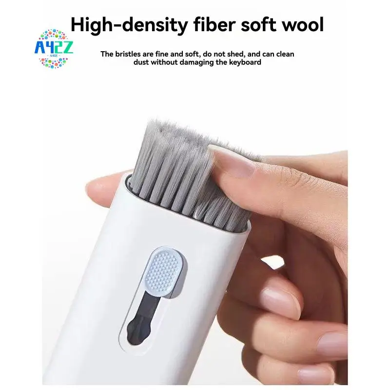 

A42Z-7-In-1 Multi-Functional Portable Cleaning Kit For Keyboards, Earbuds, And Electronics