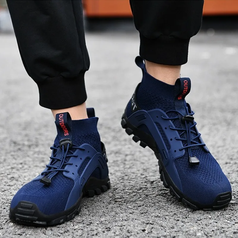 Couple Hiking Shoes Outdoor Water Shoes Breathable Mesh High Top Men Shoes Mountaineering Quick Drying Travel Womens Men Sneaker