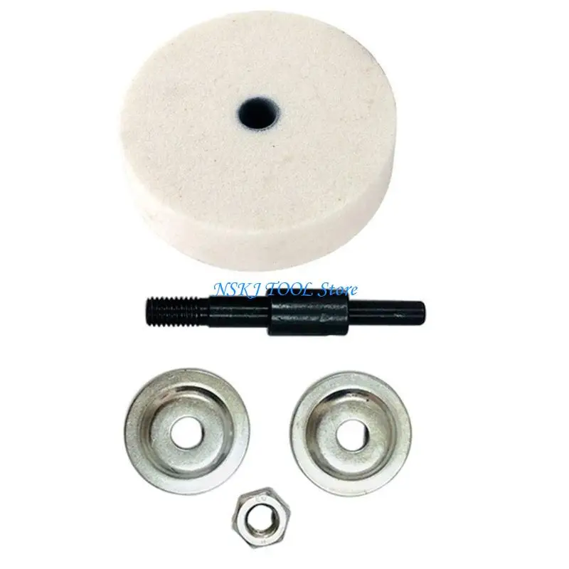 

L8RC 75mm Grinding Wheel Conversion Head for Drill Use in Deburring & Polishing Quick Metal Sharpening And Rusts Removal