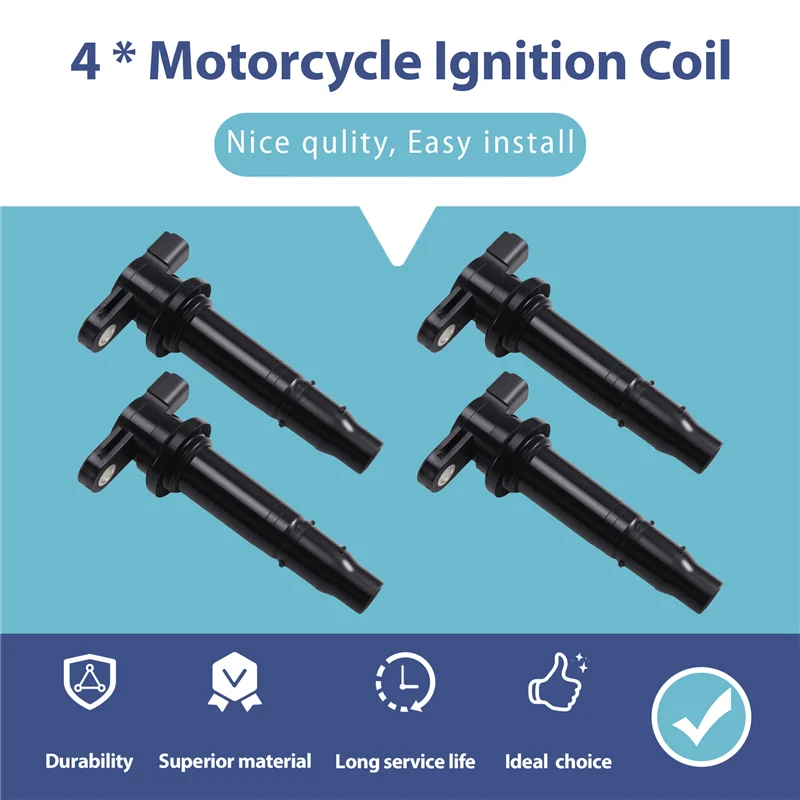 4 個点火コイルキットヤマハ XTZ1200Z Tenere 1200 2010-2015 スズキ DF40/50 船外機 F6T56772 23P-82310-00-00 F6T548
