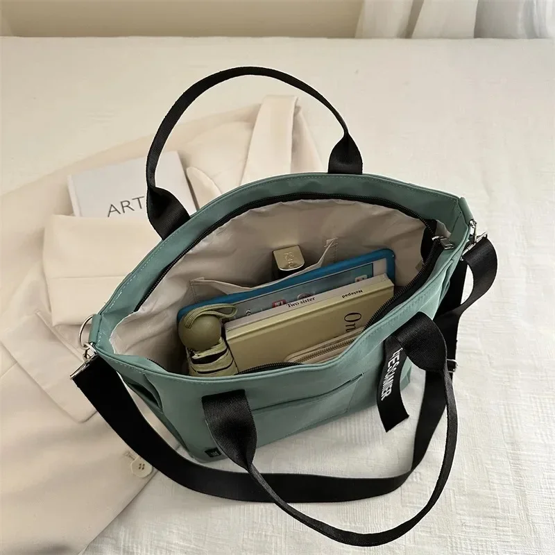 Multi Functional Shoulder Bag, Backpack, Crossbody Bag, Large Capacity Oxford Waterproof Shoulder Bag  Tote Bags for Women image 4