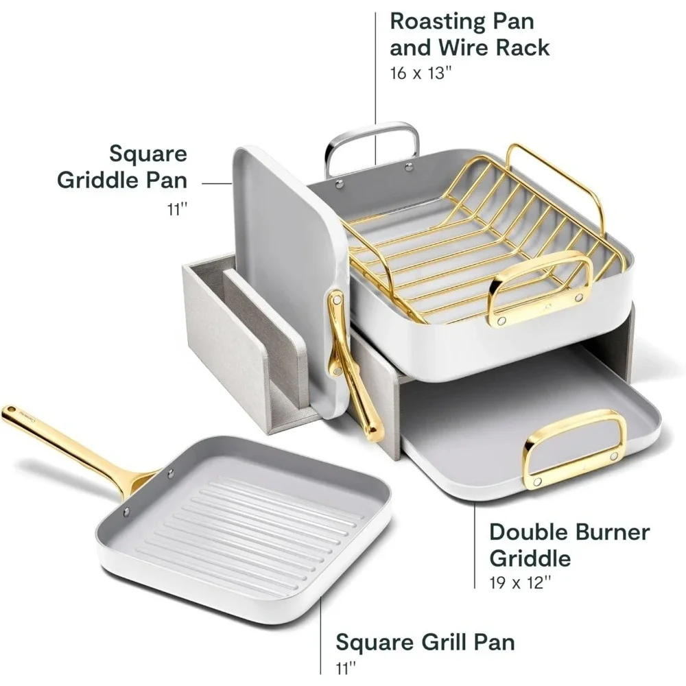 

Набор квадратной посуды — идеально подходит для гриля, тостов