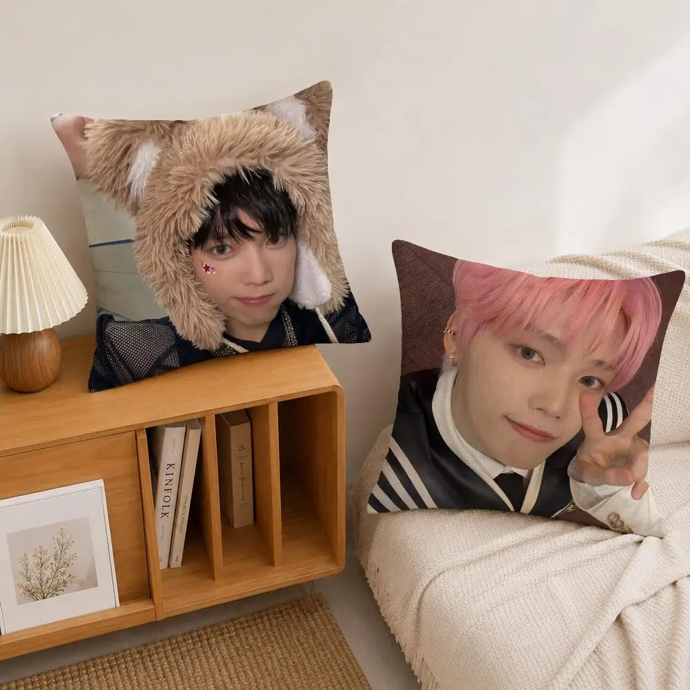 Idol Kimura Masaya Cushion Cover Natural Linen Pillowcase Set, All-in-One Decor for Sofa, Bedroom & Chair