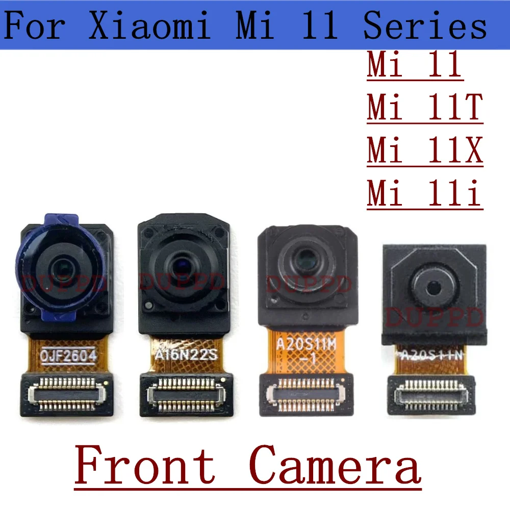 Front Camera For Xiaomi Mi11 Mi 11 11i 11X 11T Pro Lite Ultra Small Frontal Selfie Facing Cameras Module Flex Cable