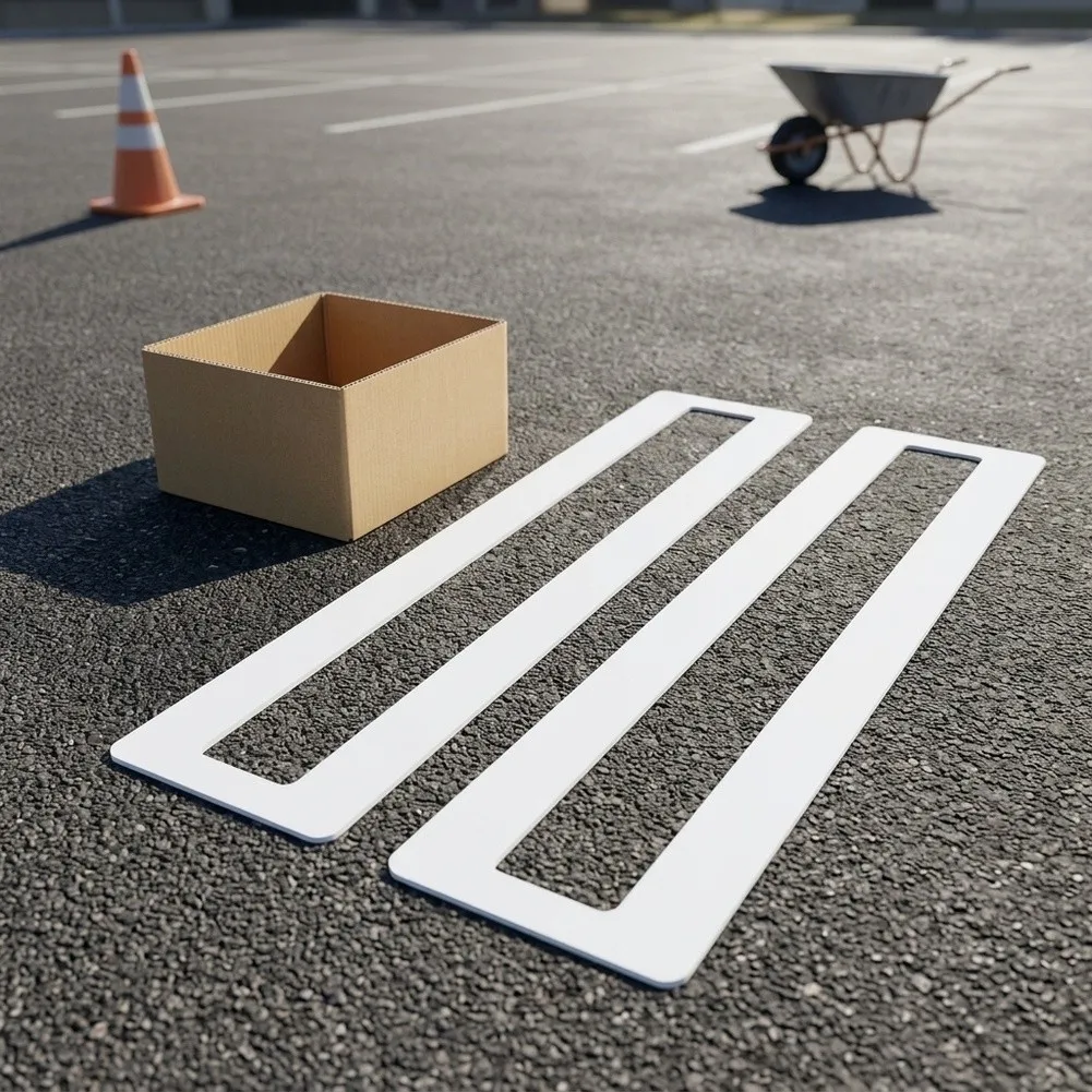 Driveway Painting Carton Size 11.81 X 7.87 X 7.09 Inches Silicone Line Template Accessory Multiple Uses Template