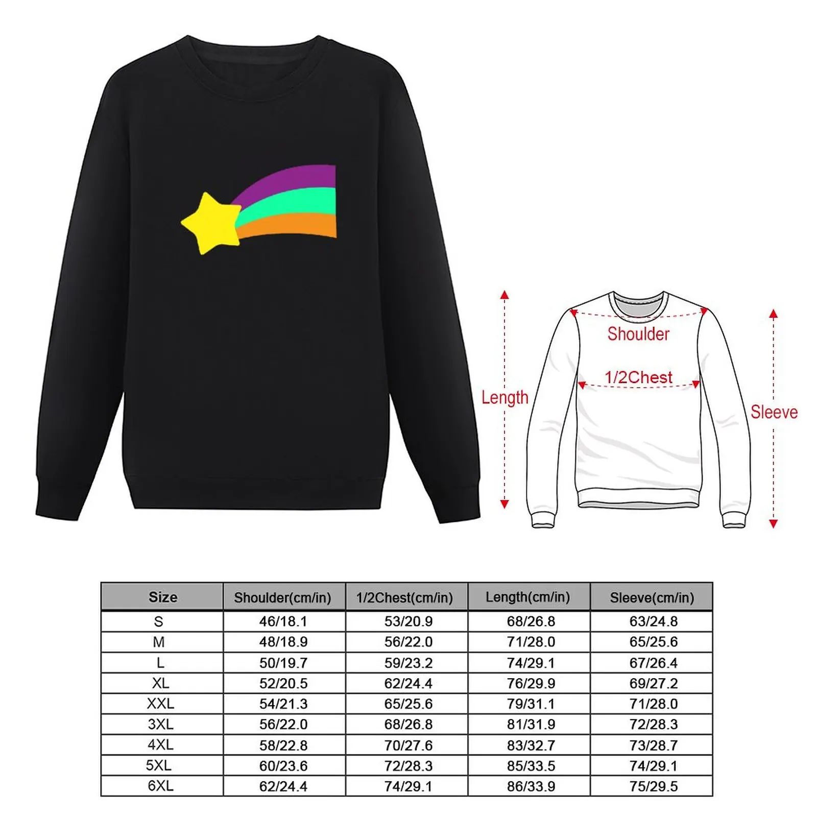 Shooting Star // Mabel Pines Sweatshirt hooded shirt anime clothes sweatshirts