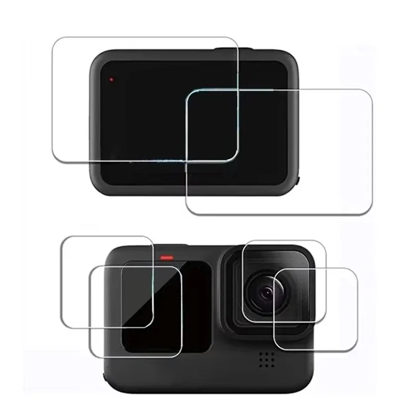 HD Tempered Glass Screen Protector for GoPro Hero 13 12 11 10 9 Black Camera Lens Protective Cover Hero13 Front Back Screen Film