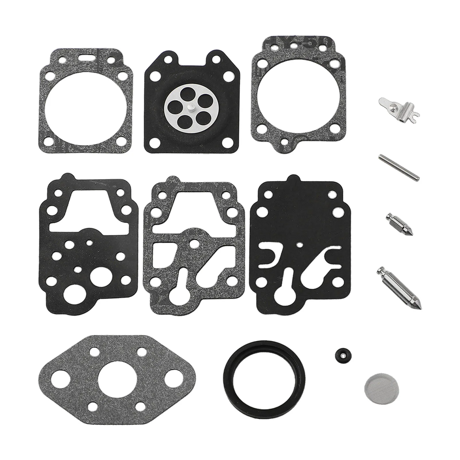 계량 다이어프램 니들 레버 및 흡기 부품을 갖춘 McCulloch T26CS B26PS용 기화기 수리 키트