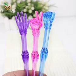 Creative Finger Bones Ballpoint Pen Ball Pens Cute Stationery novelty funny