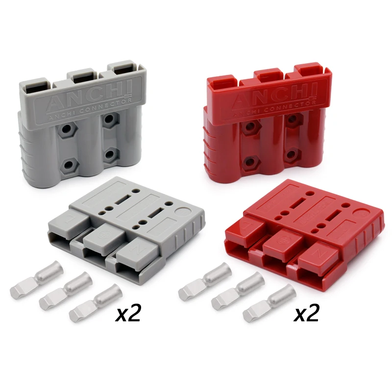 

3Pin 50A AC/DCfor Andersons power supply high current external connector plug, suitable for UPS and lithium battery solar contr