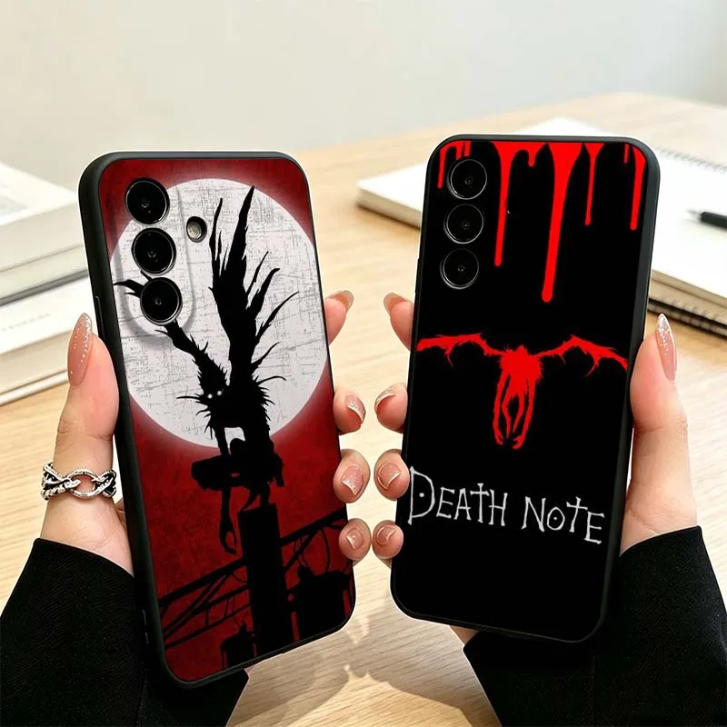 Anime D-Death N-Note Cover For Samsung Galaxy A73 A71 A56 A55 A54 A53 A52 A50 A40 A37 A36 A35 A32 A31 Phone Case