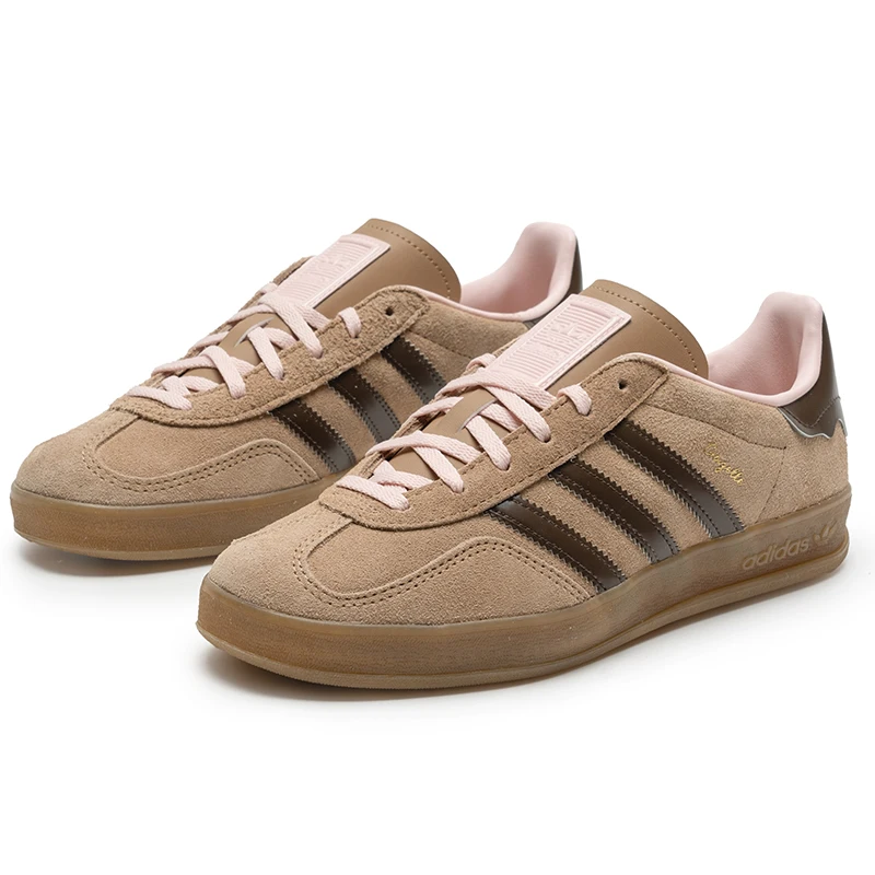 Zapatos Adidas para hombre y mujer Trefoil Gazelle, calzado deportivo para interiores, calzado para entrenamiento físico, calzado informal ligero Jr8028