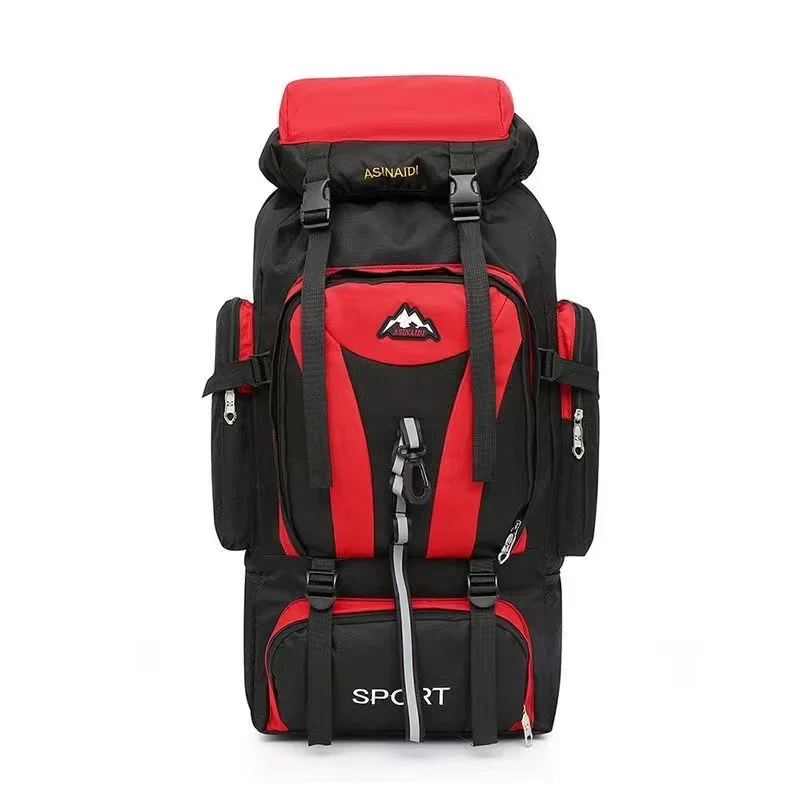 Grande capacidade exterior caminhadas mochila, viagens Camping equipamentos sacos para o exterior, 70L, 2024