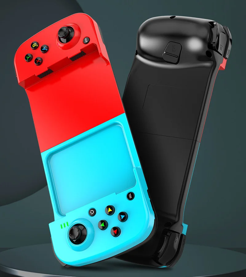 D3 bezprzewodowy BT 5.0 rozciągliwy Gamepad do telefonu komórkowego Android IOS urządzenia chowany Joystick do wideo do komputera kontroler do gier