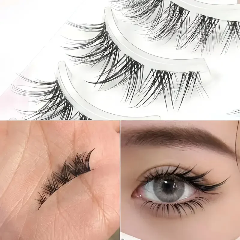 Pestañas postizas Fox Eye, extensión de extremo de ojo ahumado ligero, pestañas postizas inclinadas, mejore tu apariencia, perfecto para uso diario