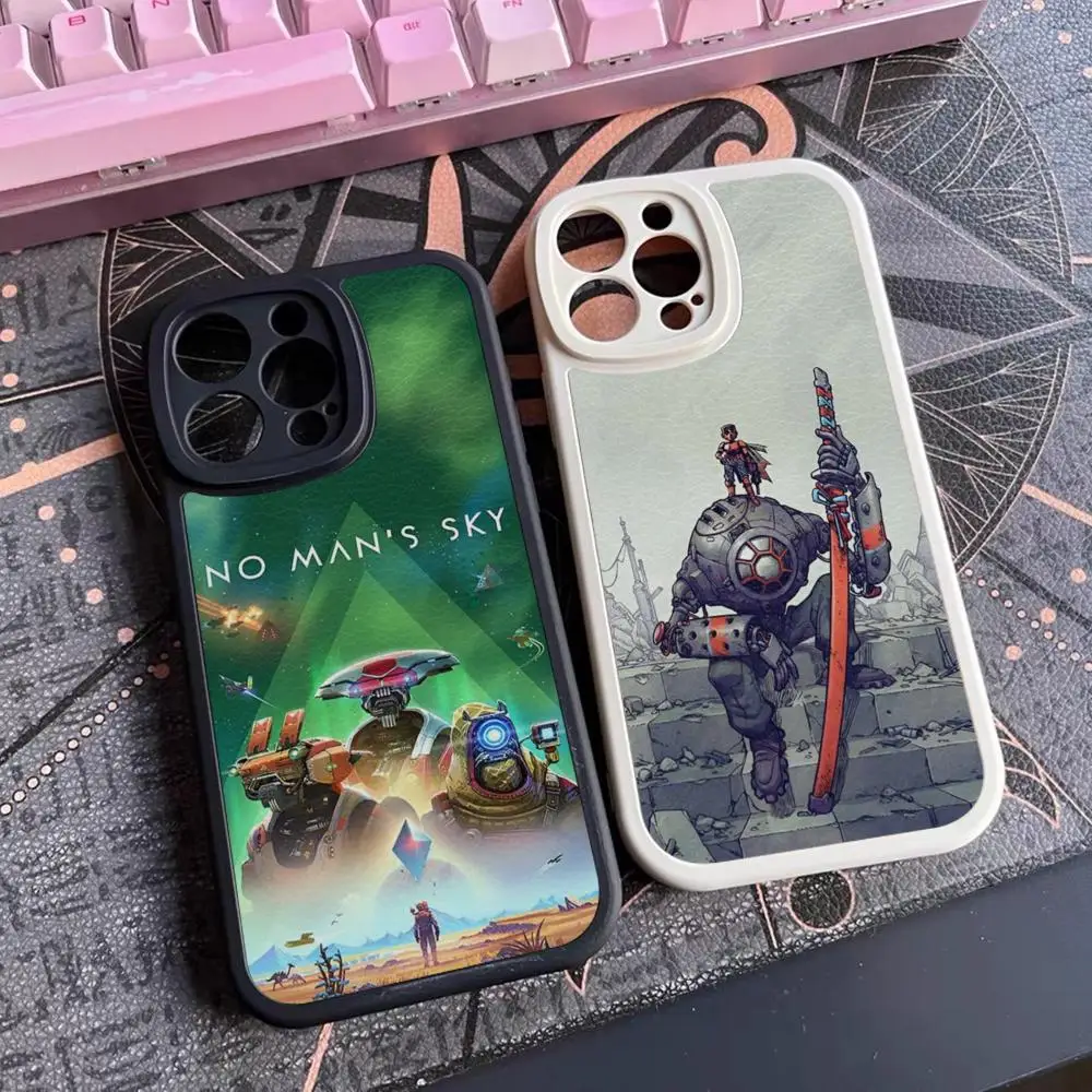 No Mans Sky Game Phone Case For Iphone 15 14 12 13 Pro Max 11 Mini X Xr Xs 7 8 Puls Lambskin Silicone Cover