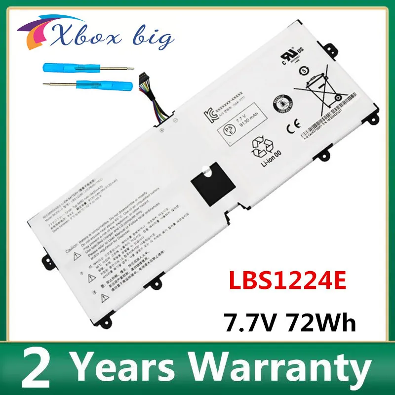 

LBS1224E aptop Battery For LG 14Z990-H.AA75C 13Z980-U.AAW5U1 13Z990-GA56J 13Z980-G 7.7V 72WH