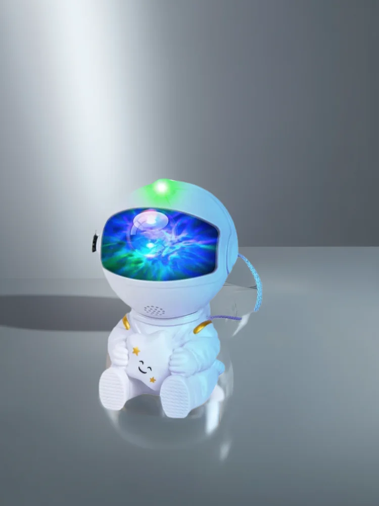 Galaxy e Star Astronaut Projetor, LED Night Light, lâmpada de céu estrelado, decoração do quarto,
