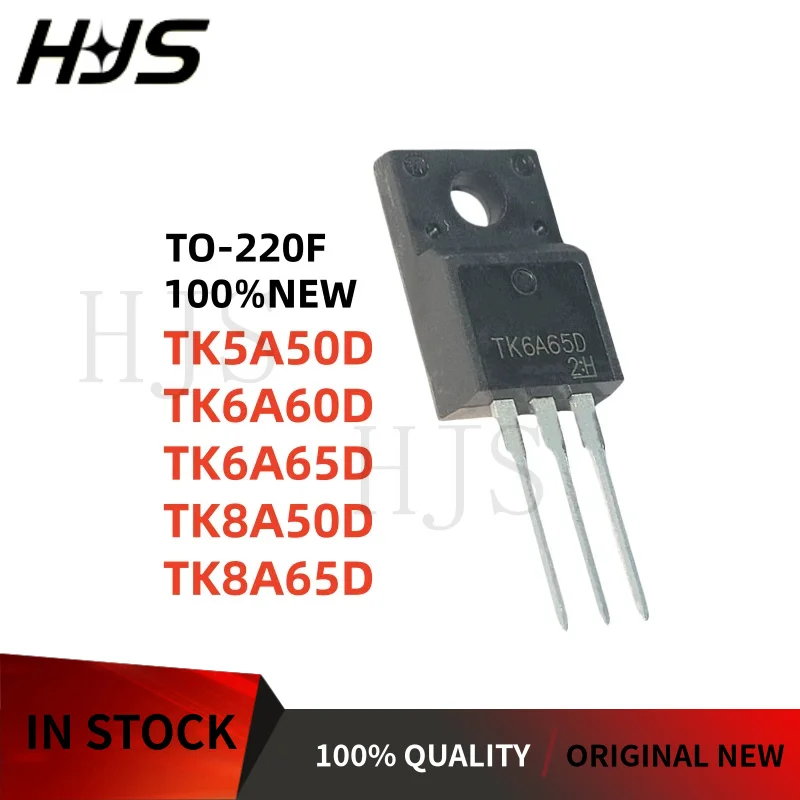 10PCS 100% New and Quality TK5A50D TK6A60D TK6A65D TK8A50D TK8A65D TO-220F In stock