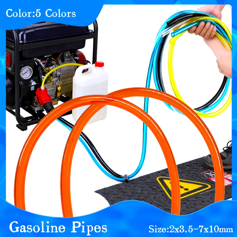 

Heavy Duty Petrol & Gas Hose, 8 Size Options (2x3.5 to 7x10mm) in 2/5/10M Lengths for Outdoor Power Tools & Pipe Fittings