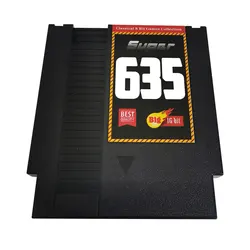635 IN 1 Game Cartridge Classic Games For 72 Pin NTSC and PAL Game Console