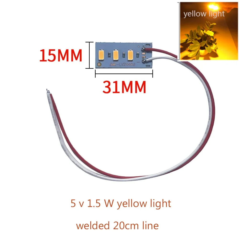 10pcs 고휘도 1.5W 5V LED 5730 SMD 컬러 램프 구슬 라이트 보드 전구 라인 빨간색 노란색 녹색 파란색 따뜻한 흰색 빛