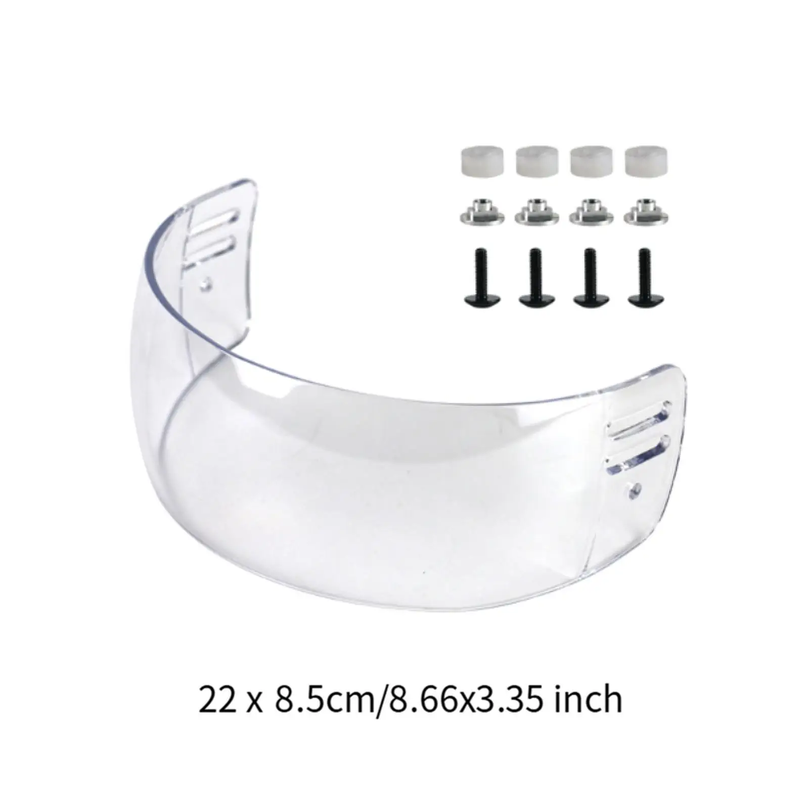 

Universal Hockey Helmet Visor Transparent Protective Eyewear Safety Gear for Biking and Ice Hockey Helmet