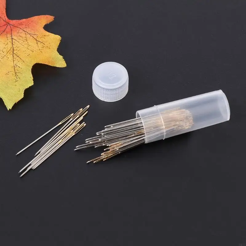 581E for Cross Stitch Needles 100Pcs Stainless Steel Needle DIYEmbroidery Lover Prese
