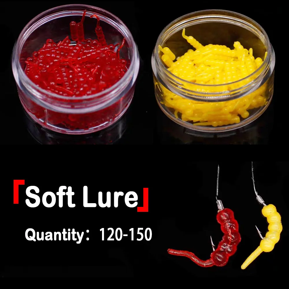 

Silicone Trout Lures 1Box 20mm Fishing Bait Fishy Scent Eco-friendly Wobbler Soft Bait TPR Material Artificial Bait Soft Lure