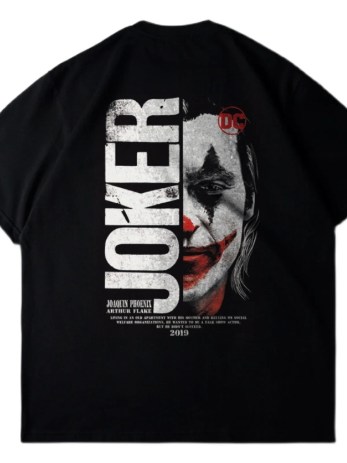 DC Comics co-branded new clown Heath Ledger men's and women's short-sleeved T-shirts with peripheral printed T-shirts